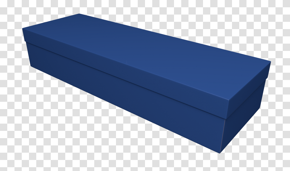 Royal Blue Cardboard Coffin Casket, Furniture, Foam Transparent Png