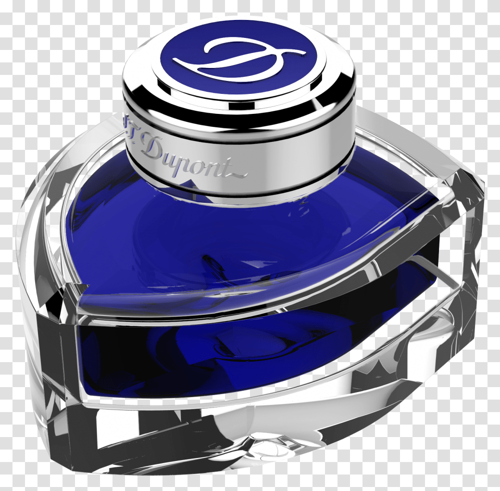 Royal Blue Ink Bottle For S St Dupont Ink Bottle, Helmet, Clothing, Apparel Transparent Png