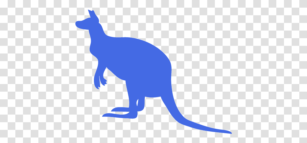 Royal Blue Kangaroo 5 Icon Free Royal Blue Animal Icons Blue Kangaroo Gif, Mammal, Wallaby, Reptile Transparent Png