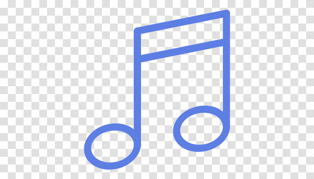 Royal Blue Music Note 2 Icon Free Royal Blue Music Note Icons Music Note Icon, Alphabet, Text, Mailbox, Word Transparent Png