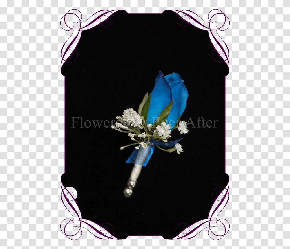 Royal Blue Roses Gallery Groom Wedding Boutonniere Paper Flower, Plant, Blossom, Flower Arrangement, Flower Bouquet Transparent Png