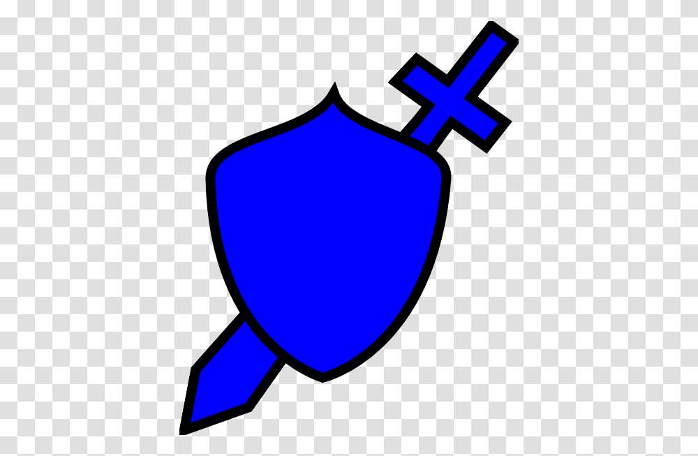 Royal Blue Sword And Shield Clip Art For Web, Armor Transparent Png