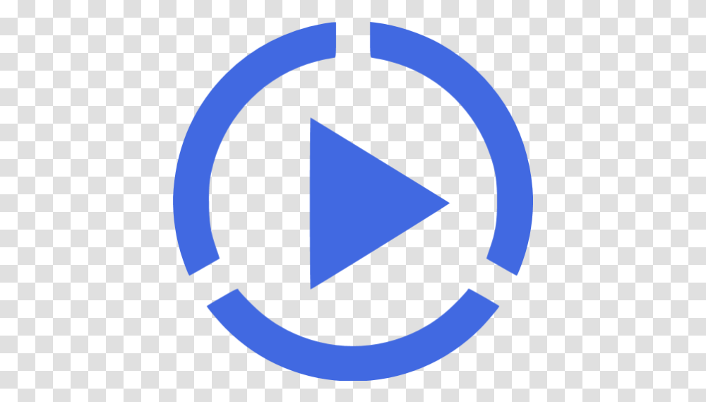 Royal Blue Video Play 4 Icon Free Royal Blue Video Icons Black Video Icon, Triangle, Symbol Transparent Png