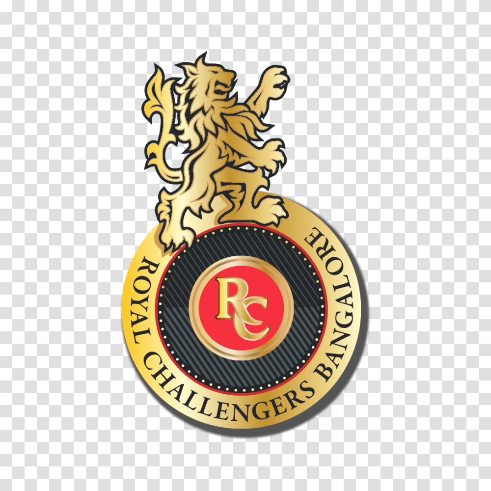 Royal Challengers Bangalore Logo, Trademark, Emblem, Badge Transparent Png