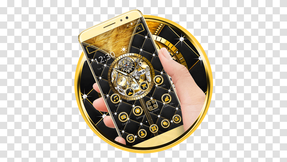 Royal Clock Gold Luxury For Android Download Cafe Bazaar Rugged, Wristwatch, Clock Tower, Architecture, Building Transparent Png