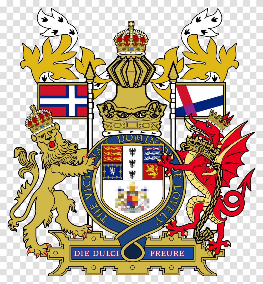 Royal Coat Of Arms As Used In Lovely, Emblem, Logo, Trademark Transparent Png