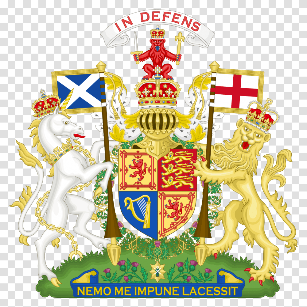 Royal Coat Of Arms Of The United Kingdom Scotland Coat Of Arms, Logo, Emblem, Costume Transparent Png