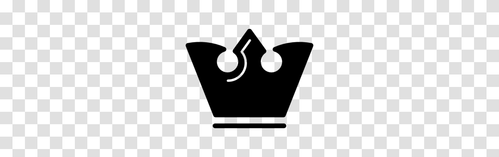 Royal Crown Crown Silhouette Crowns Royalty Crown Icon, Gray, World Of Warcraft Transparent Png