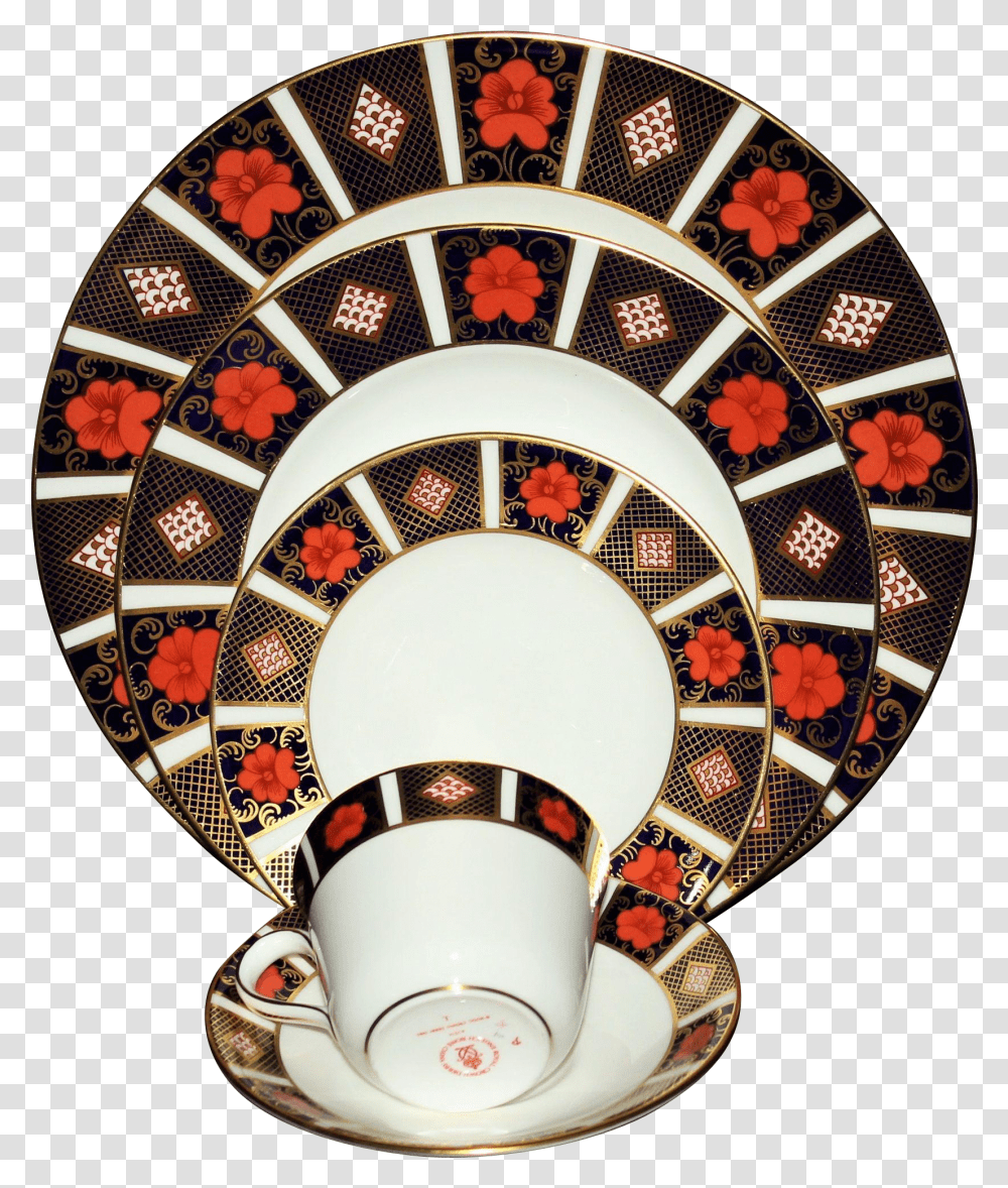 Royal Crown Derby Old Imari 5 Piece Place Setting Transparent Png