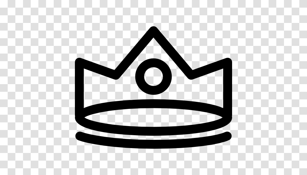 Royal Crown Outline With Circle Outline, Accessories, Accessory, Jewelry Transparent Png