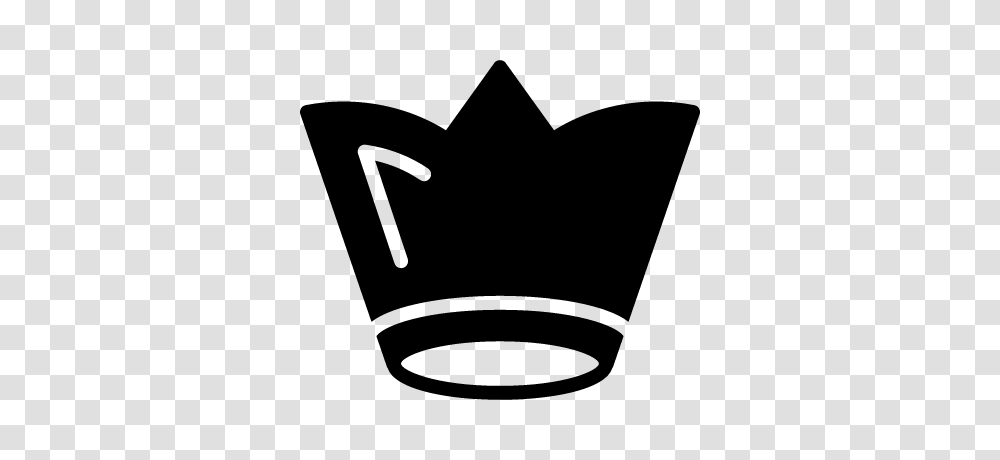 Royal Crown Silhouette With White Detail Free Vectors Logos, Gray, World Of Warcraft Transparent Png