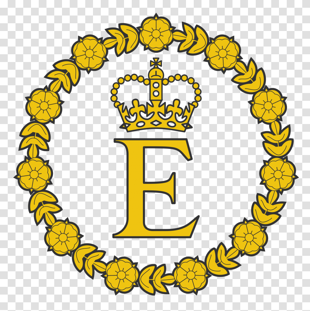 Royal Cypher Of Elizabeth Ii As Queen Of Commonwealth, Logo, Trademark, Emblem Transparent Png
