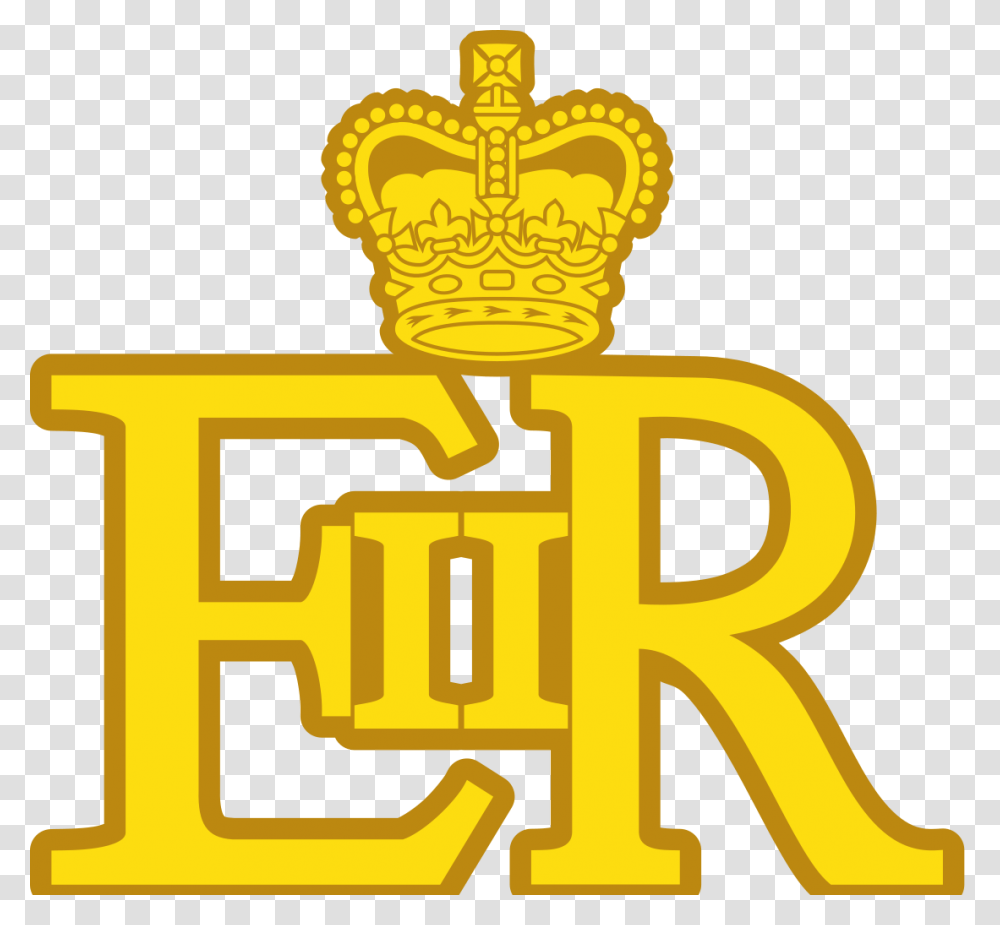 Royal Cypher Of Queen Elizabeth Ii Gold, Trumpet, Horn, Brass Section, Musical Instrument Transparent Png