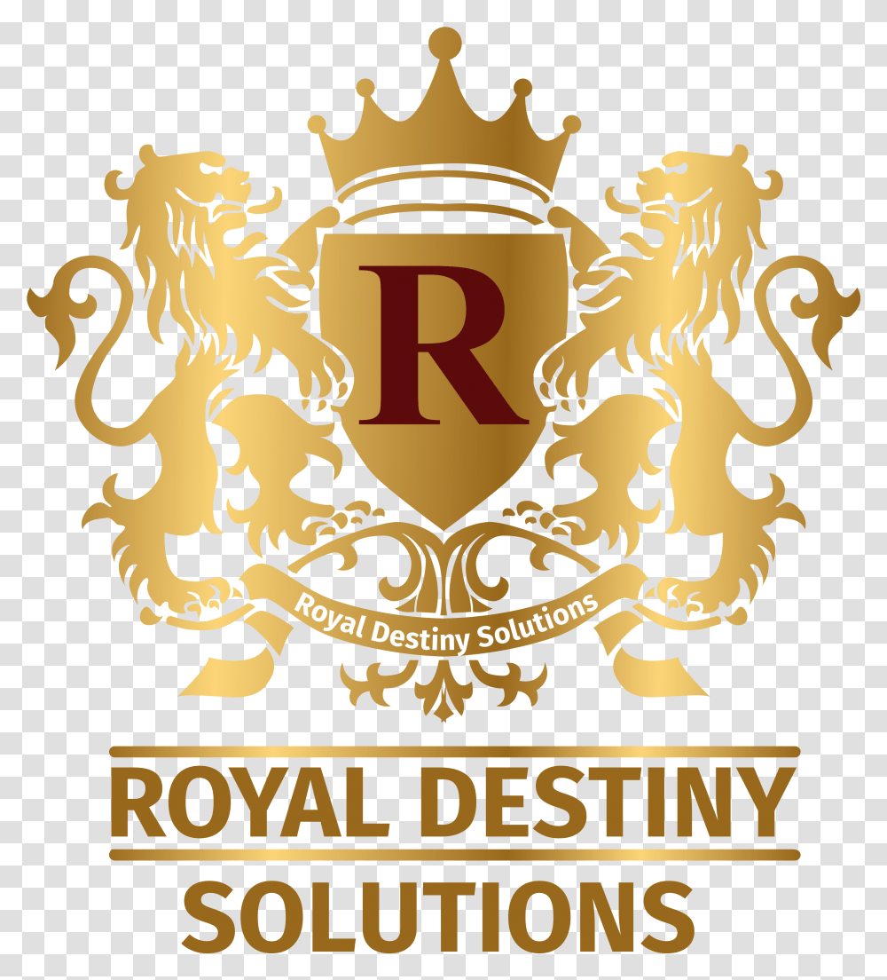 Royal Destiny Solutions Royal Destiny Solutions Crest, Emblem, Poster, Advertisement Transparent Png