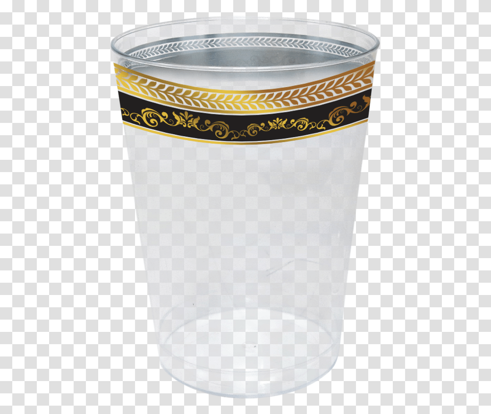 Royal Elegant Disposable Cup 300ml Blackgold Trim 10pcs Disposable Product, Bottle, Jar, Shaker, Glass Transparent Png