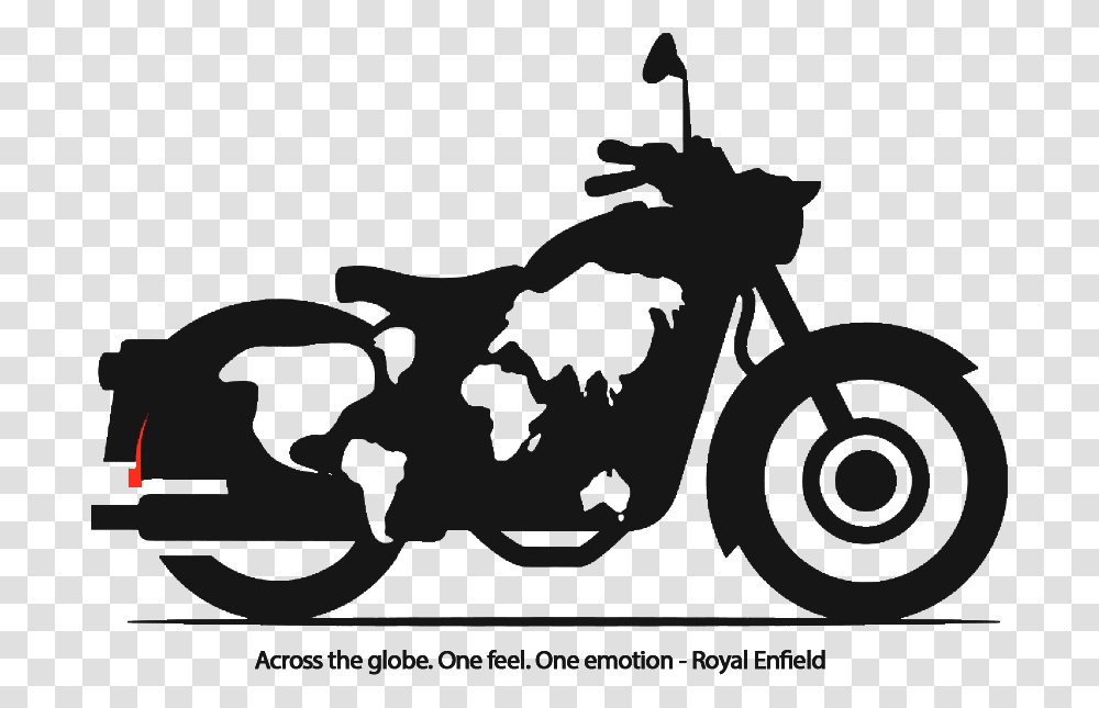 Royal Enfield Bike Logo, Silhouette, Plot Transparent Png