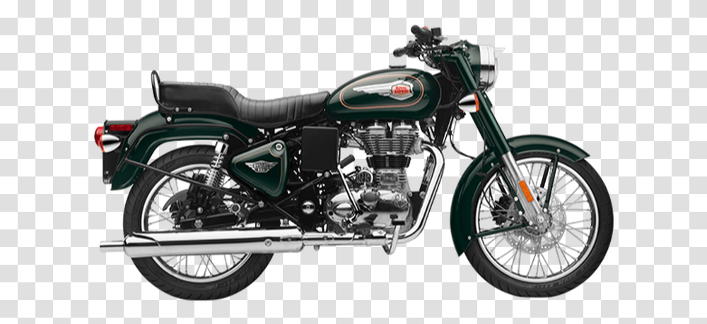 Royal Enfield Bullet Dimensions, Motorcycle, Vehicle, Transportation, Machine Transparent Png