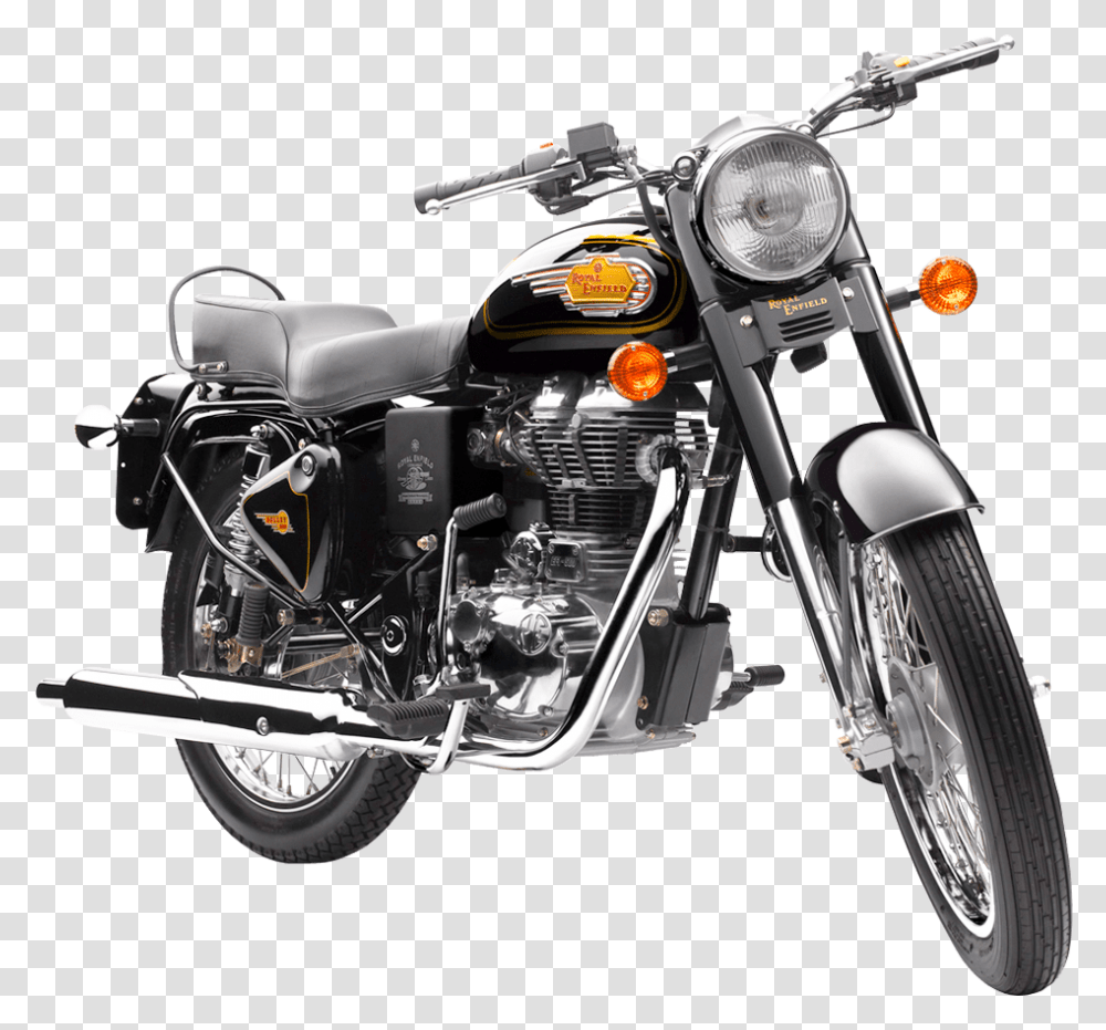 Royal Enfield Bullet, Motorcycle, Vehicle, Transportation, Machine Transparent Png