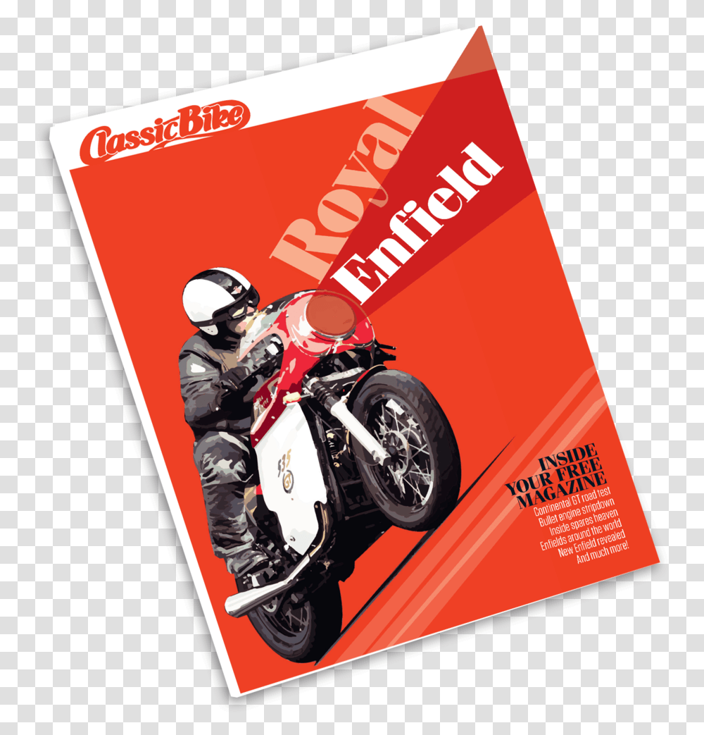 Royal Enfield Supp 3d Motorcycle, Poster, Advertisement, Flyer, Paper Transparent Png