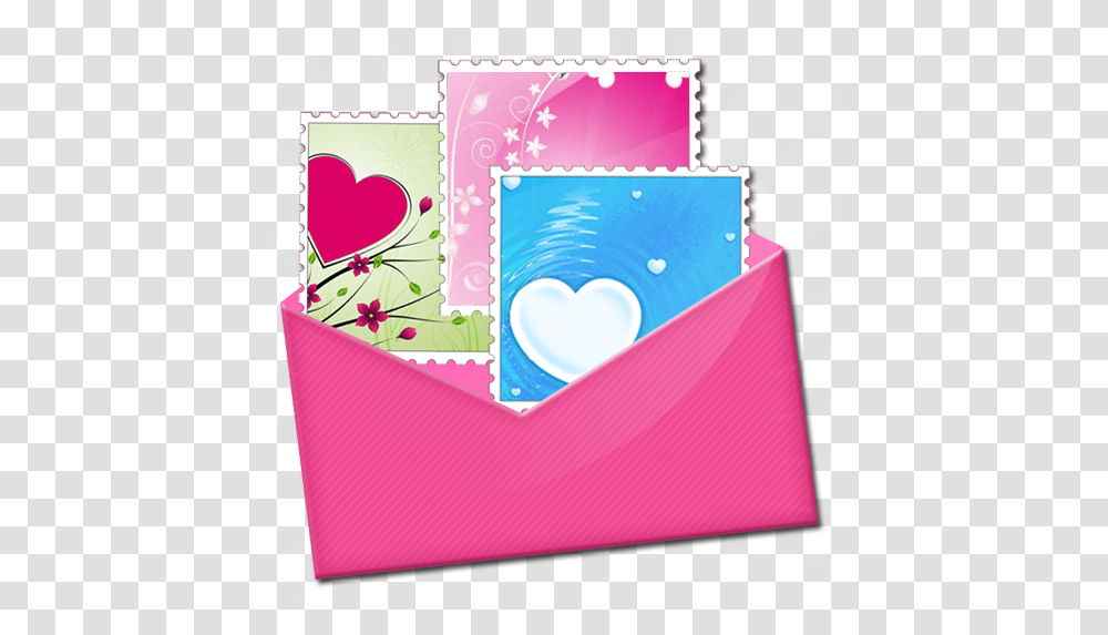 Royal Messaging Girly, Envelope, Mail, Greeting Card, Birthday Cake Transparent Png
