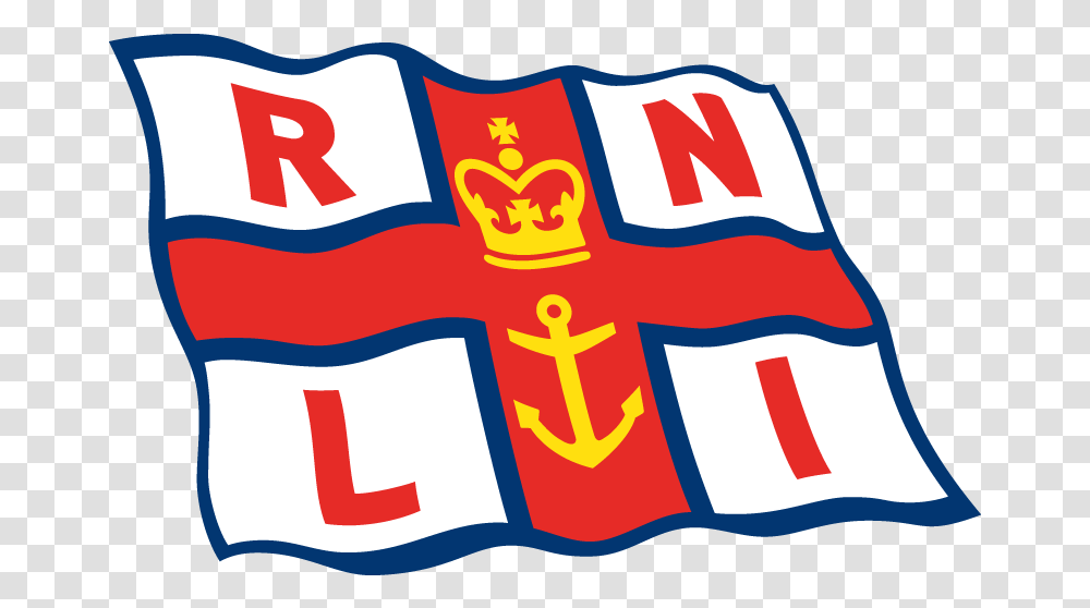 Royal National Lifeboat Institution Clipart Download Royal National Lifeboat Institution Logo, Flag, Alphabet Transparent Png