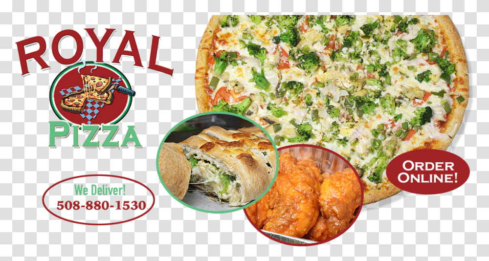 Royal Pizza, Food, Dinner, Plant, Bread Transparent Png