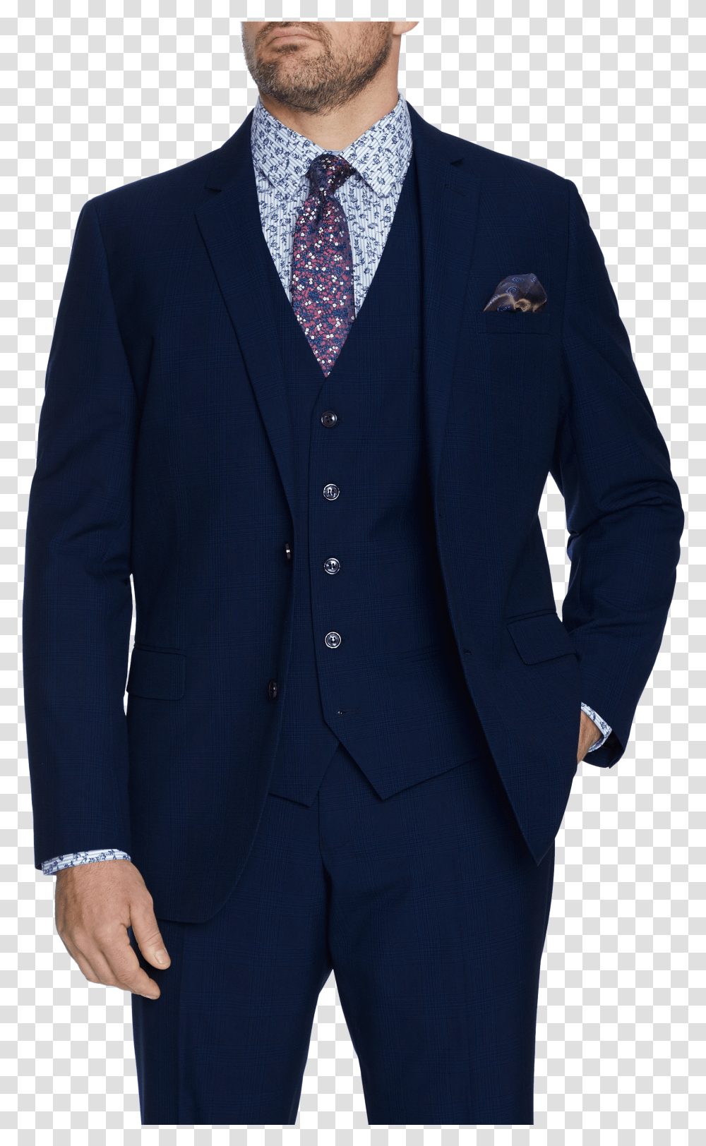 Royal President Check 2 Button Suit Tom Ford Navy Pinstripe Suit Transparent Png