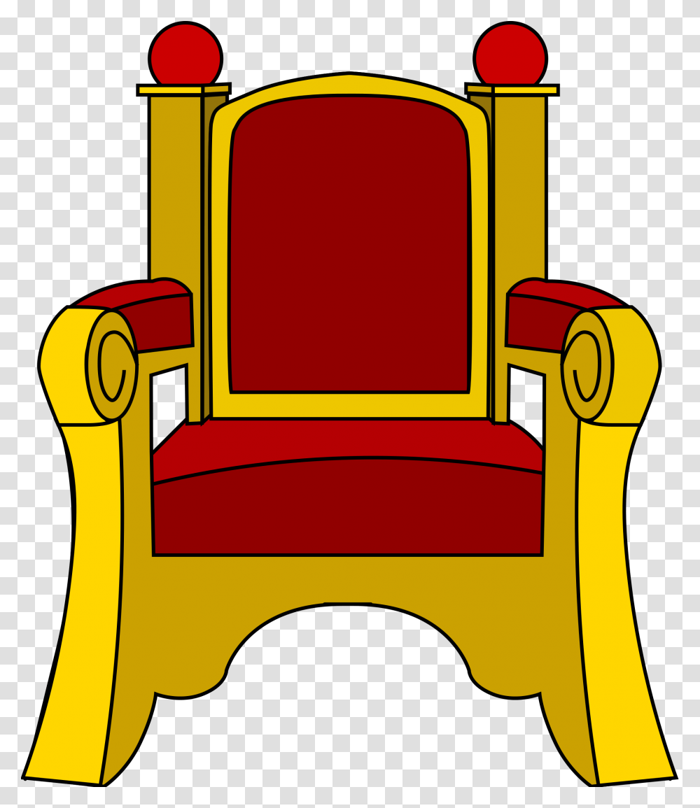 Royal Throne Clipart Background Throne Clipart, Furniture, Chair, Gas Pump, Machine Transparent Png