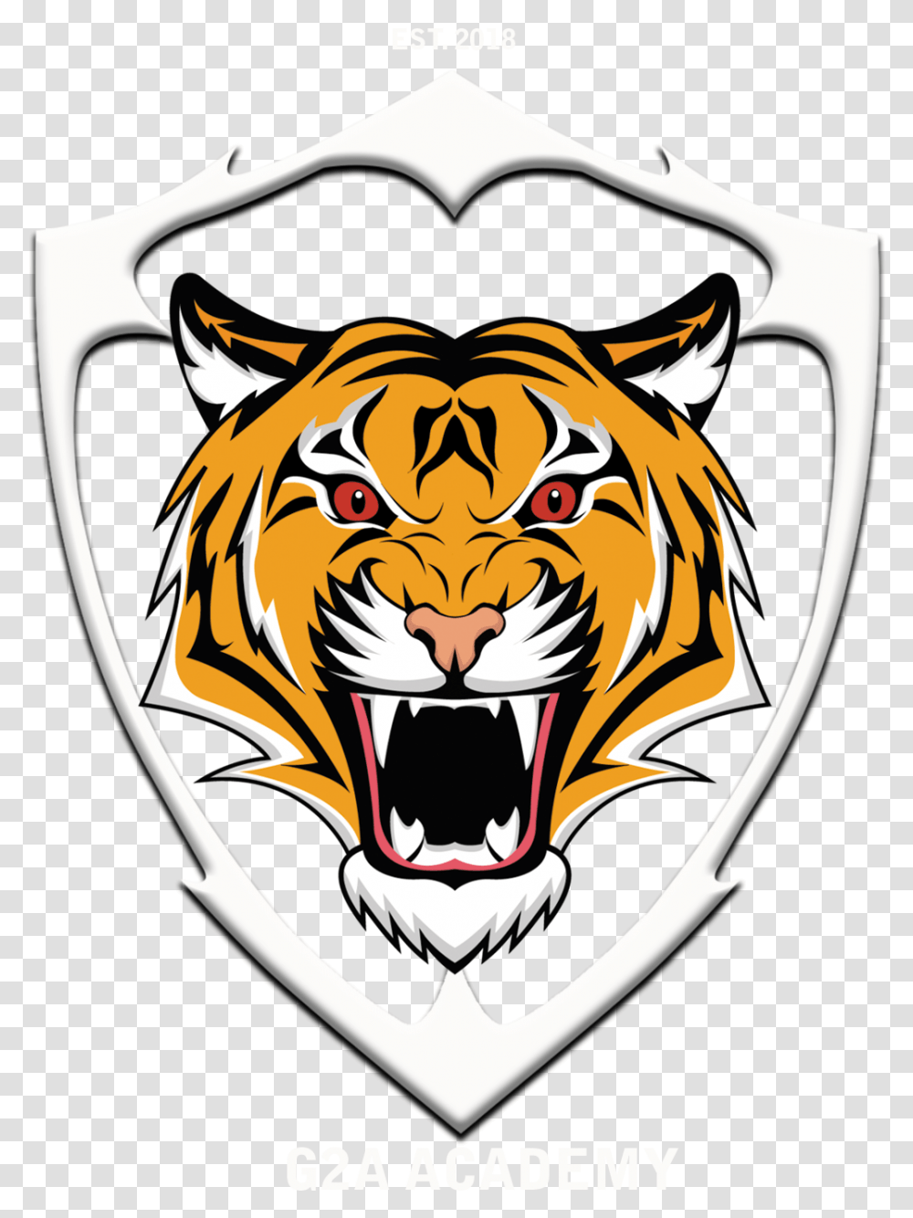 Royal Tiger Team Logo, Armor, Wildlife, Mammal, Animal Transparent Png