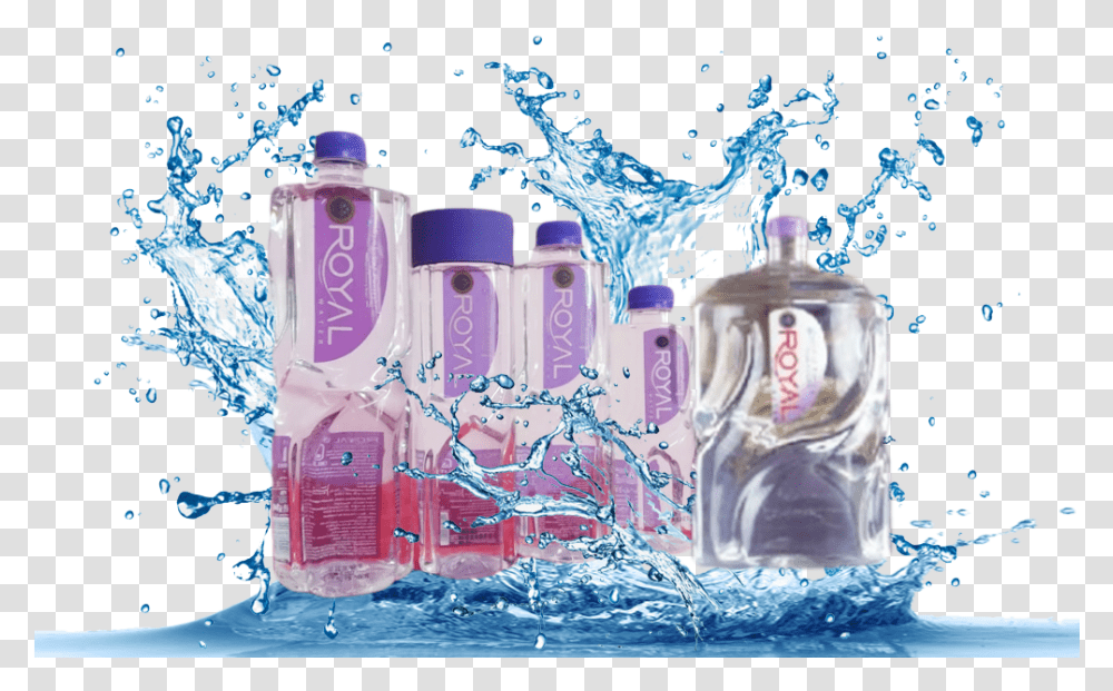 Royal Water In Chenna Background Water Splash, Bottle, Cosmetics, Perfume, Snowman Transparent Png