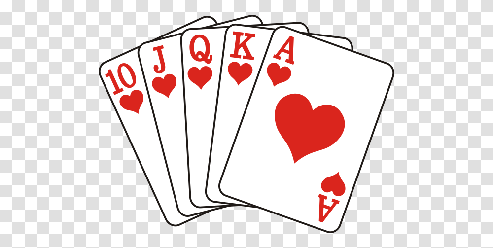Royalflush Heart Clip Art, Gambling, Game Transparent Png