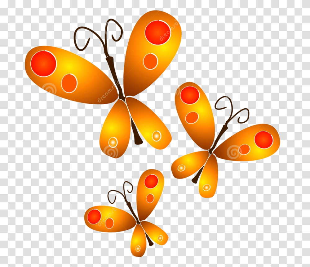 Royalty Free Butterflies By Hanabell Butterfly Clipart, Floral Design, Pattern, Animal Transparent Png