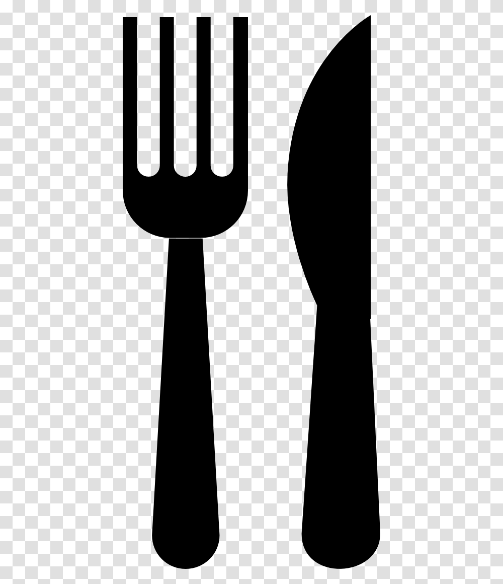 Royalty Free Clip Art Vector Black And White Dining Fork And Spoon, Gray, World Of Warcraft Transparent Png