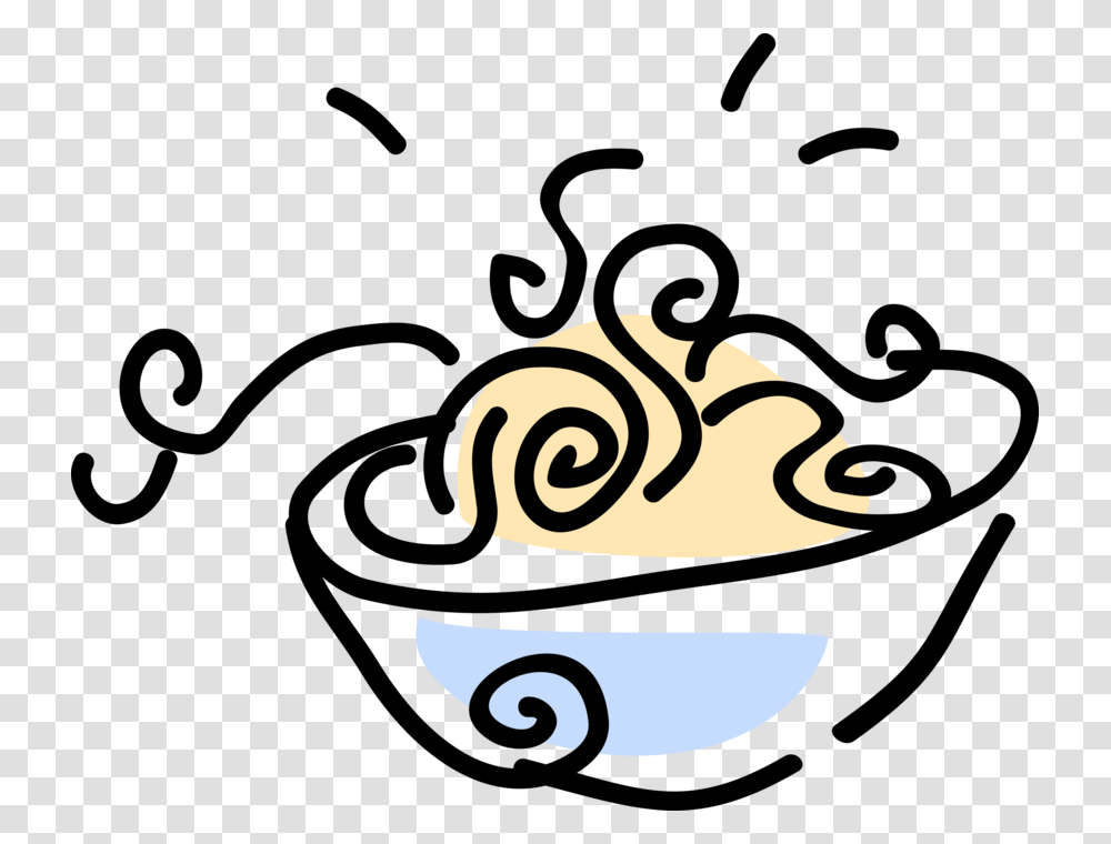 Royalty Free Download Pasta In Bowl Image Bakso Vektor Hitam Putih, Coffee Cup Transparent Png