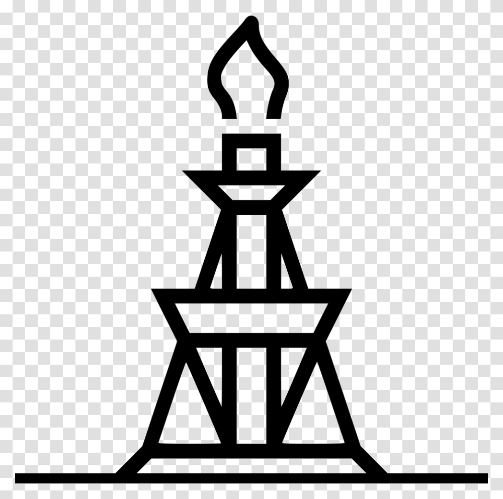 Royalty Free Drilling Rig Svg Icon Oil Rig, Light, Torch, Dynamite Transparent Png
