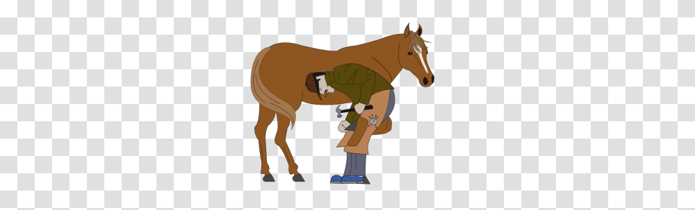 Royalty Free Farrier Clip Art Vector Images Illustrations, Mammal, Animal, Horse, Colt Horse Transparent Png
