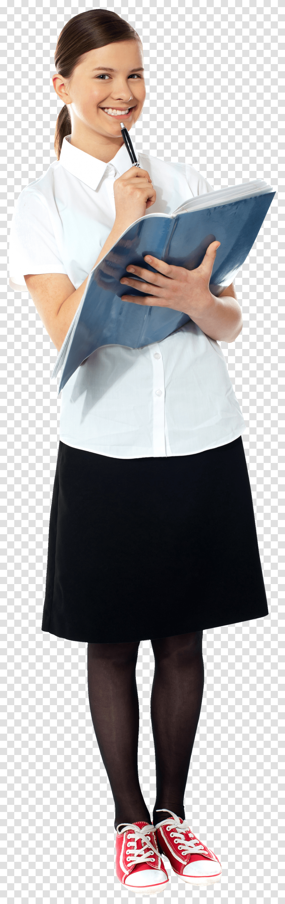 Royalty Free Image Student, Skirt, Person, Blouse Transparent Png