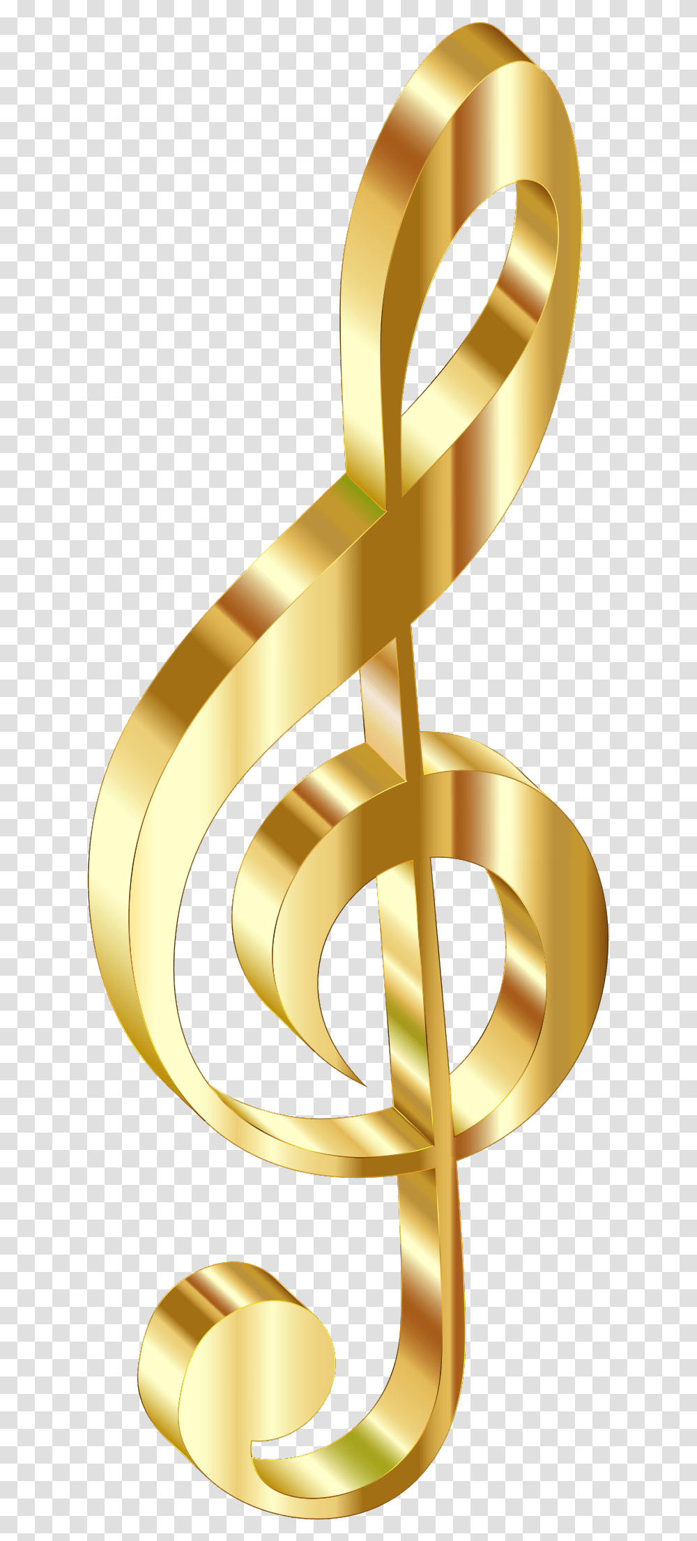 Royalty Free Library Gold Pencil And In Color Gold Music Golden Music Note, Lamp, Lock, Trophy Transparent Png