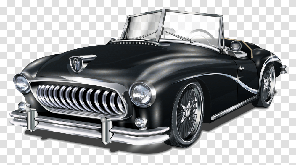 Royalty Free Library Vehicle Vector Classic Car, Transportation, Automobile, Light, Headlight Transparent Png