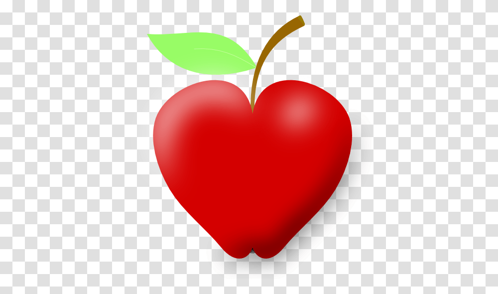 Royalty Free Public Domain Clipart Manzana De Corazon, Balloon, Plant, Fruit, Food Transparent Png