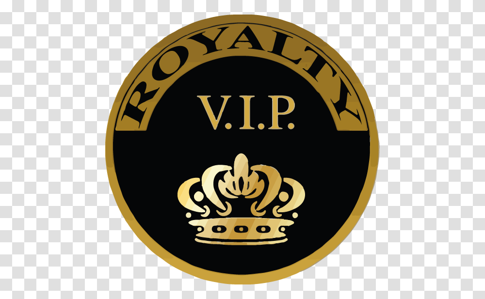 Royalty Vip Logo Circle, Label, Word Transparent Png
