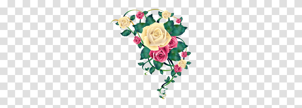Roza Vector Cvetia Flowers Clip Art And Corner, Floral Design, Pattern, Plant Transparent Png