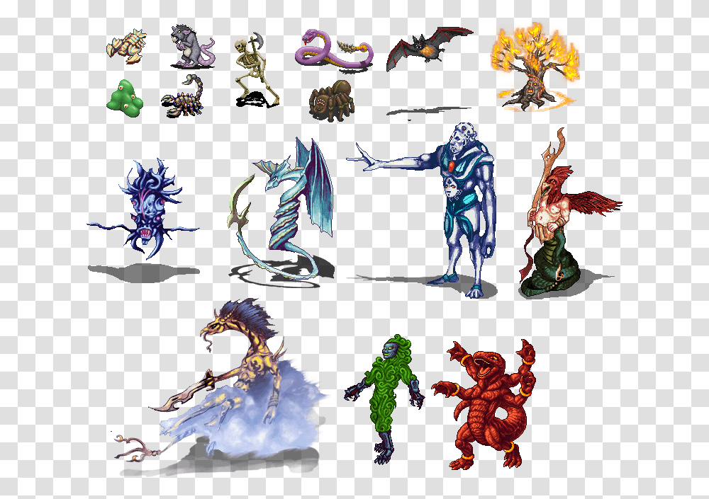 Rpg Enemy Set Rpg Maker Summon Animations, Person, Honey Bee, Animal, Painting Transparent Png