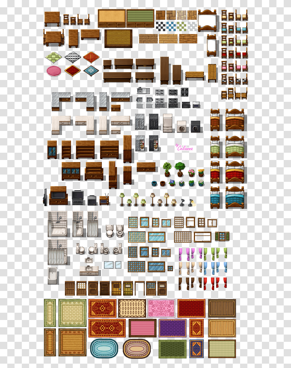 Rpg Maker Library Tileset, Collage, Poster, Advertisement, Wall Transparent Png