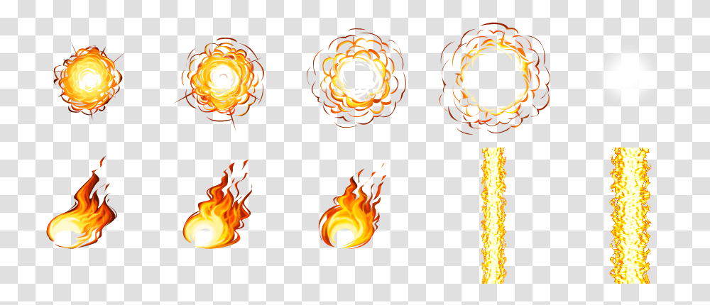 Rpg Maker Skill Animations, Fire, Flame, Lamp, Chandelier Transparent Png