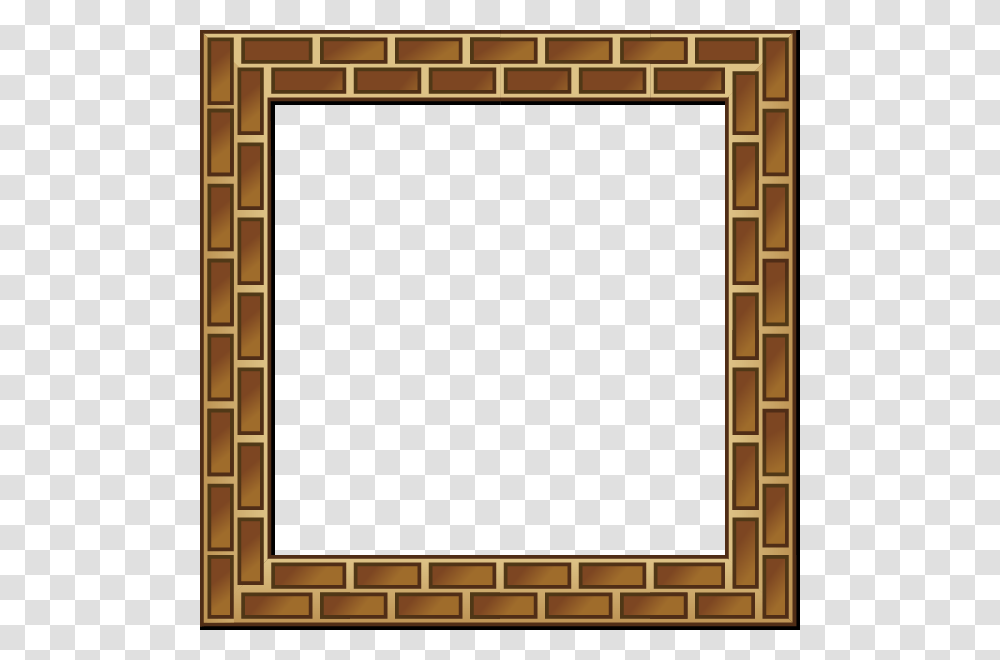 Rpg Map Brick Border Clipart For Web, Mirror, Gold, Wall Transparent Png