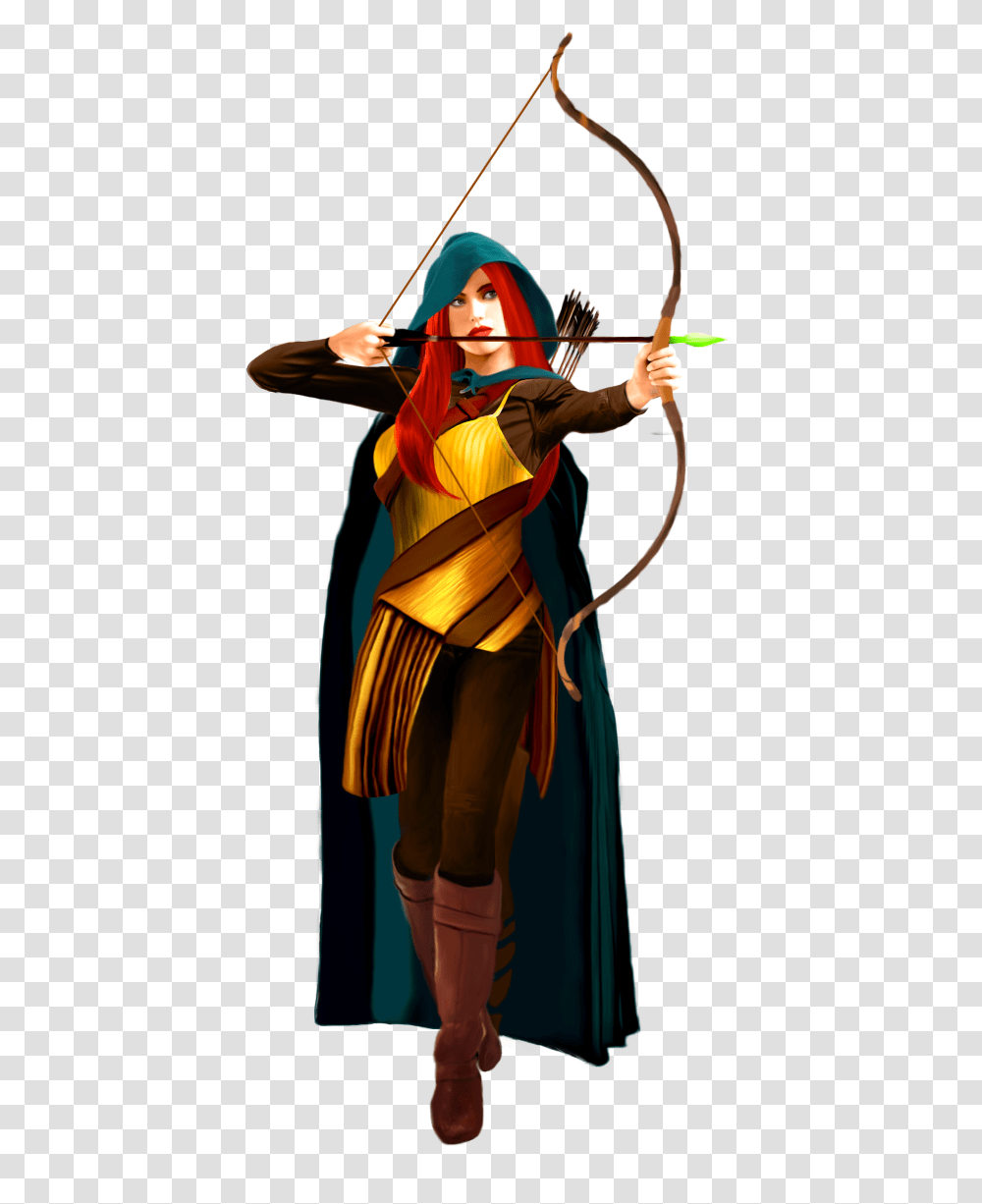 Rpg, Person, Human, Bow, Archery Transparent Png