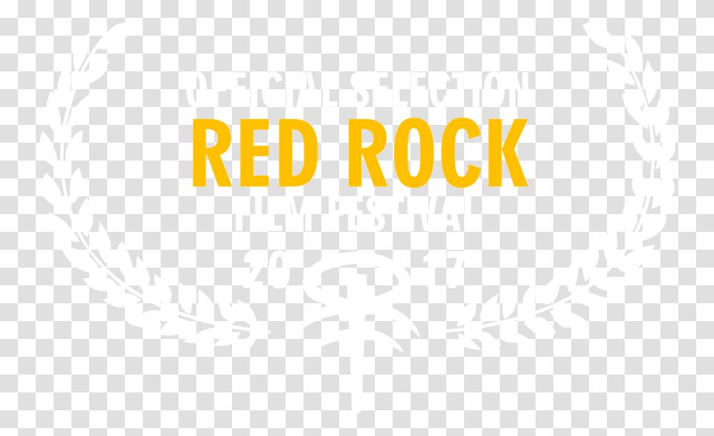 Rrff White Logo Yellow Red Rock Film Festival Laurel, Poster, Advertisement, Flyer, Paper Transparent Png