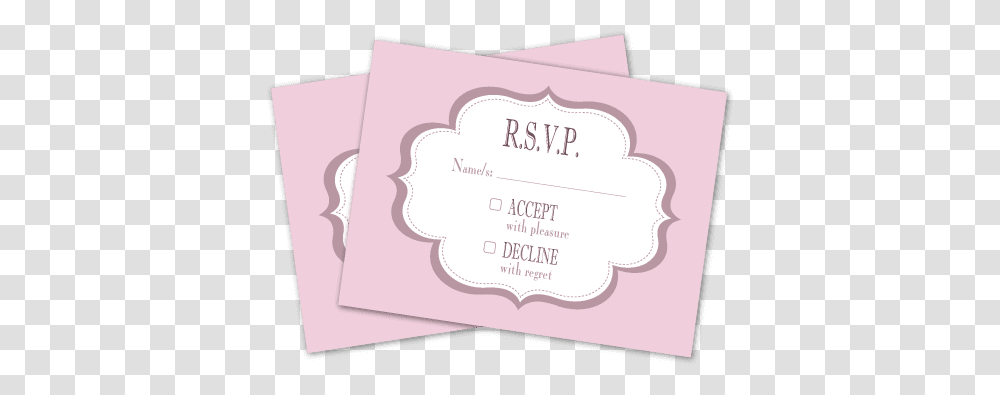 Rsvp Cards Greeting Card, Text, Paper, Business Card, Page Transparent Png