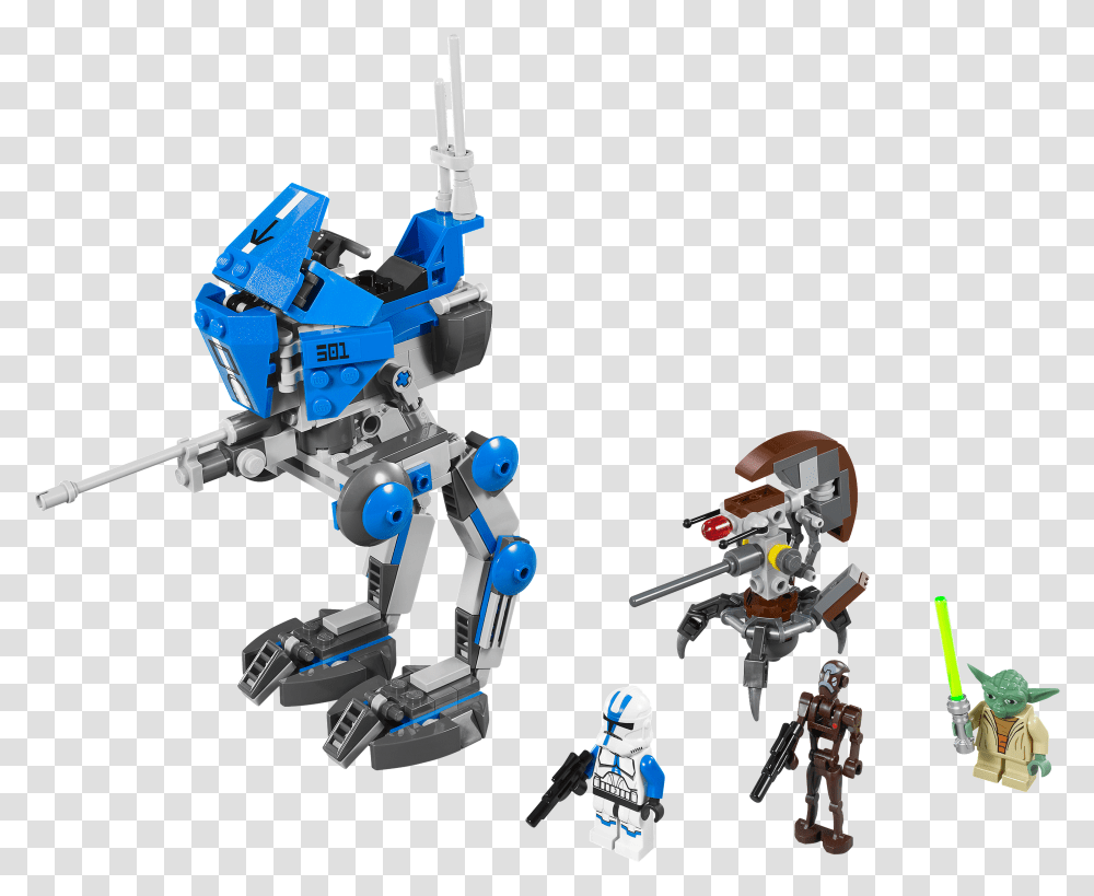 Rt The Atrt Painted In The Blue 501st Legion Lego Star Wars 501st At Rt, Toy Transparent Png